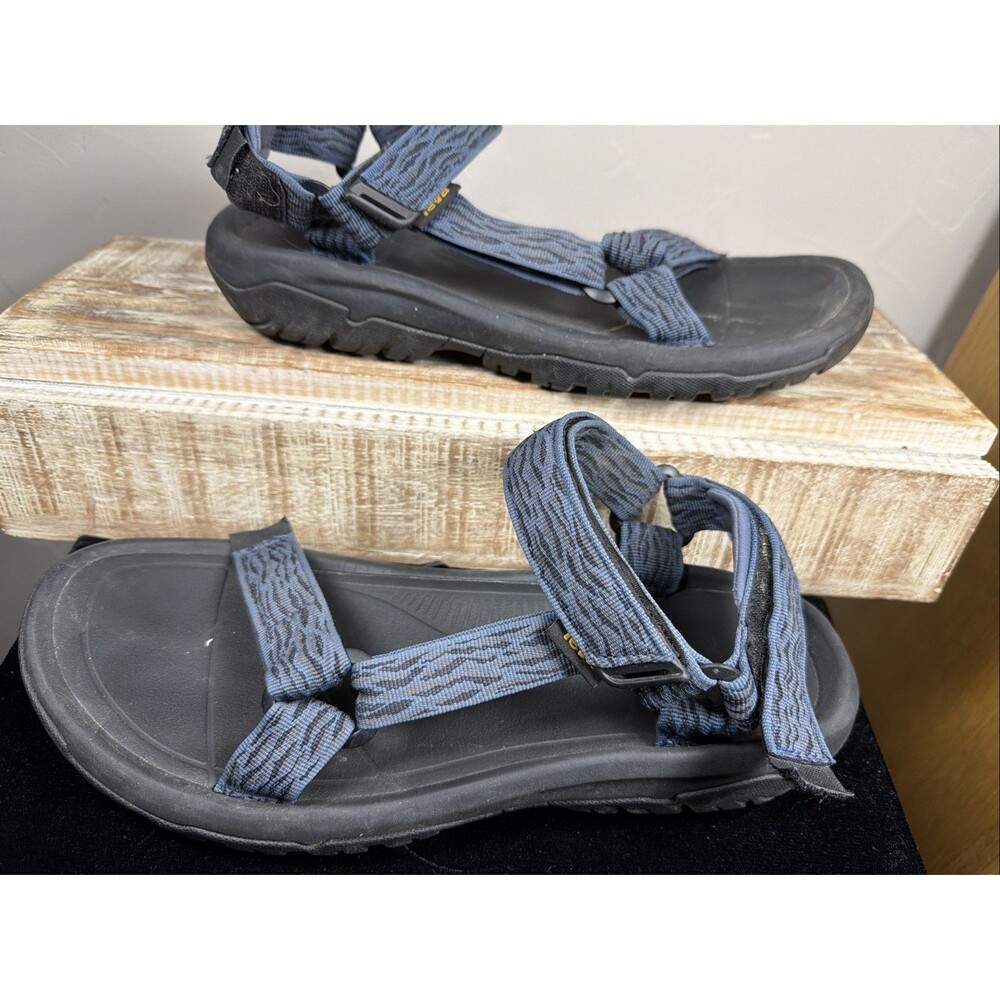 Teva Hurricane Drift Sandals Men’s Size 12 Black Blue